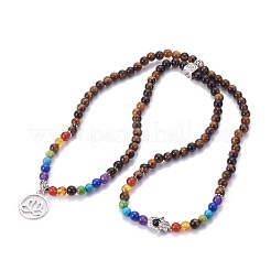 Natural Tiger Eye Wrap Bracelets&nbsp;BJEW-I273-B06