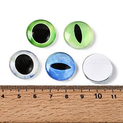 Printed Transparent Glass Cabochons&nbsp;GL-CBAA22A-13