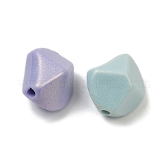 UV Plating Opaque Acrylic Beads&nbsp;OACR-B031-35