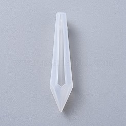 シリコンモールド  レジン型  UVレジン用  エポキシ樹脂ジュエリー作り  弾丸  ホワイト  85x20mm  インナーサイズ：6x64mm&nbsp;LS-DIY-F026-A01