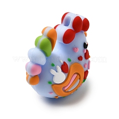 Easter Silicone Focal Beads&nbsp;X-SIL-F020-01