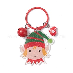 Christmas Acrylic & Resin Pendant Decoration&nbsp;HJEW-JM04303-07