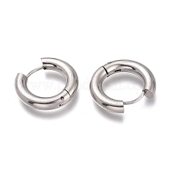 Tarnish Resistant 201 Stainless Steel Huggie Hoop Earrings&nbsp;EJEW-O095-05-26