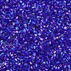 ガラス竹ビーズ  透明色の虹  ロージーブラウン  2.5~3x2mm  穴：0.9mm  約15000個/ポンド&nbsp;SEED-S032-10A-168