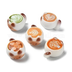 20Pcs 5 Styles Resin Cat Shape Coffee Display Decorations&nbsp;AJEW-CJ0001-65