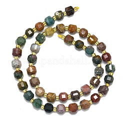 Natural Dalmatian Jasper Beads Strand&nbsp;G-I376-D76-01