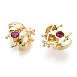 Brass Micro Pave Cubic Zirconia Charms&nbsp;KK-N265-20G
