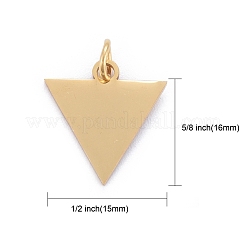 201 Stainless Steel Pendants&nbsp;STAS-S105-T624-2