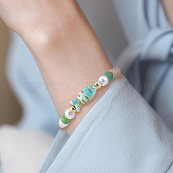 50Pcs Synthetic Turquoise Beads&nbsp;TURQ-SC0001-37