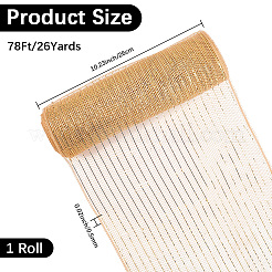 PP Christmas Poly Mesh Ribbon Rolls for DIY Christmas Projects Wreaths Party Decorations Packaging Crafts&nbsp;AJEW-WH20006-134C