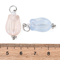 Flower Transparent Acrylic Pendants&nbsp;PALLOY-JF01483