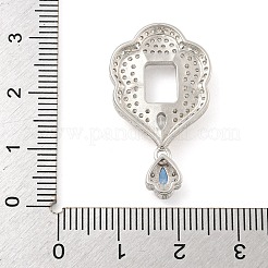 925 Sterling Silver Micro Pave Clear Cubic Zirconia Sew on Prong Settings&nbsp;STER-B005-12P