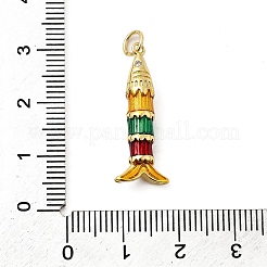 Rack Plating Brass Pendants&nbsp;KK-A268-23G