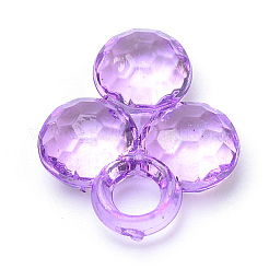 透明なアクリルパーツ  フラットラウンド  訴え  ミックスカラー  17.5x14.5x4.5mm  穴：3mm  約970個/500g&nbsp;TACR-S144-53