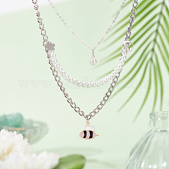 40Pcs 2 Colors Light Gold Plated Alloy Pendants&nbsp;ENAM-DC0014-97