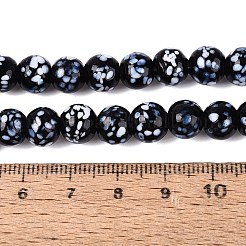 Handmade Lampwork Beads Strands&nbsp;LAMP-N037-07D