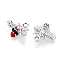 Alloy Rhinestone and Enamel Pendants&nbsp;PALLOY-T092-41P