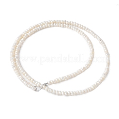 Natural Cultured Freshwater Pearl Beads Strands&nbsp;PEAR-I007-07E-01C