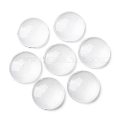 Transparent Glass Cabochons&nbsp;GGLA-R026-14mm