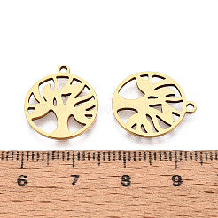 201 Stainless Steel Pendants&nbsp;STAS-T073-52G