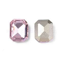 ポイントガラスラインストーンカボション  ネイルアートの装飾の付属品  多面カット  麻雀  ピンク  10x8x4mm  約720個/袋&nbsp;MRMJ-N027-007-B01