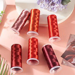 6Rolls 6 Colors Velour Yarn&nbsp;AJEW-TA0002-70A