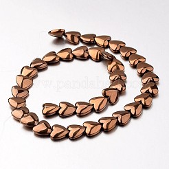 Electroplate Non-magnetic Synthetic Hematite Bead Strands&nbsp;G-F300-22D-08