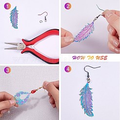 24Pcs 12 Style 201 Stainless Steel Filigree Pendants&nbsp;STAS-SZ0001-78