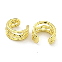 女性用真鍮カフピアス  18KGP本金メッキ  10.5x4.5mm&nbsp;EJEW-C104-045G