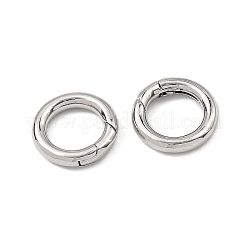 SHEGRACE Brass Spring Gate Rings&nbsp;XGRQ58053-763P