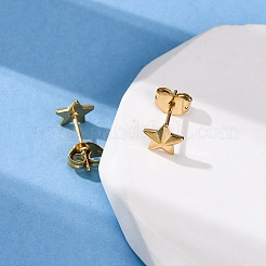 304 Stainless Steel Stud Earrings&nbsp;EJEW-Z134-05G