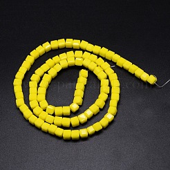 Faceted Cube Glass Bead Strands&nbsp;EGLA-E041-2mm-A05