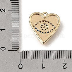 Brass Micro Pave Colorful Cubic Zirconia Pendants&nbsp;CU-CBA7960-01G