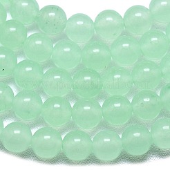Natural Malaysia Jade Beads Strands&nbsp;G-L645-C01-6mm-12