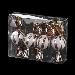 Christmas Electroplate Plastic Candy Pendants Decorations&nbsp;KY-D020-01F