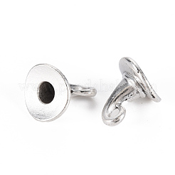 チベット風合金チャーム  鉛フリー＆カドミウムフリー  魔女の帽子  アンティークシルバー  11x10.5x10.5mm  穴：2mm  約446個/500g&nbsp;TIBE-S323-131AS-RS