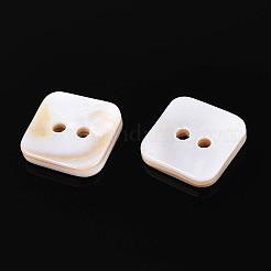 Freshwater Shell Buttons&nbsp;BUTT-T013-09
