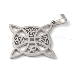 Non-Tarnish 304 Stainless Steel Pendants&nbsp;STAS-U010-16P
