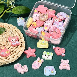 40Pcs Cute Resin Cabochons&nbsp;CRES-YW0001-05