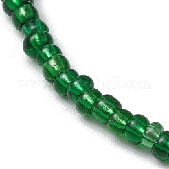9Pcs Rondelle Glass Seed Beaded Stretch Bracelet Sets&nbsp;BJEW-JB10418