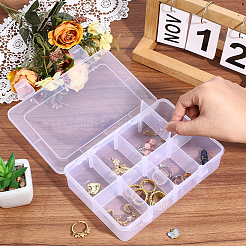 2Pcs 8 Grids PP Plastic Storage Boxes&nbsp;CON-PA0001-12