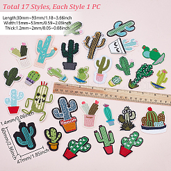 29Pcs 29 Styles Polyester Cloth Patches&nbsp;PATC-GA0001-78