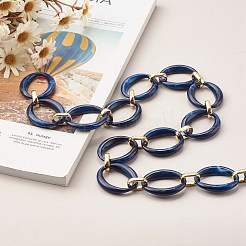 Handmade Imitation Gemstone Style Link Chains&nbsp;AJEW-J034-01A