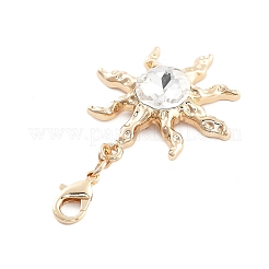 Alloy Rhinestone Pendant Decoration&nbsp;LS-HJEW-P021-01G-G