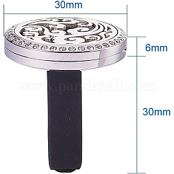 316 Stainless Steel Car Diffuser Locket Clips&nbsp;STAS-BC0002-01