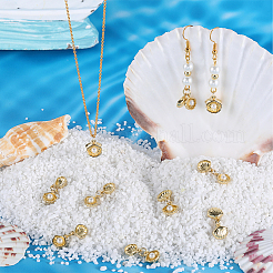 10Pcs Brass Charms&nbsp;KK-BBC0014-33