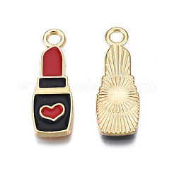Rack Plating Alloy Enamel Pendants&nbsp;ENAM-T011-172