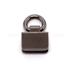 亜鉛合金バッグハンガー  バッグ交換用アクセサリー  ガンメタ色  3.2x2x0.88cm  穴：7.3mm&nbsp;FIND-TAC0008-16B
