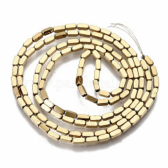 Electroplate Non-magnetic Synthetic Hematite Beads Strands&nbsp;G-T114-51G