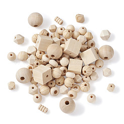 Unfinished Wood Beads&nbsp;WOOD-TA0002-14